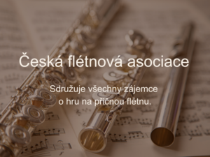 Česká flétnová asociace úvodní obrázek